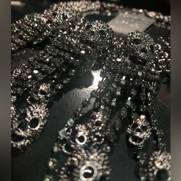 Eye Candy Skull Statement Necklace New With Tags & Box - Picture 7 of 8